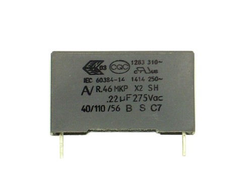22µf 275v r - r.46, mkp