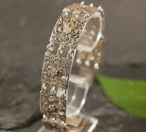 Wunderbares 800 silber armband - silber,