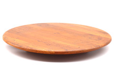 Digsmed Denmark Drehteller Servierplatte Teakholz Mid Century Vintage Ø 43 cm