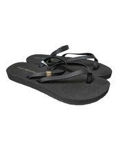 TOMMY HILFIGER Flip Flop Sandalen Damen Sandalen Gr. DE 40 schwarz Casual-Look