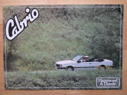 Opel ascona cabrio - ascona, 80er