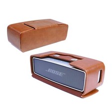 Tuff-Luv Kompatibel mit Bose Soundlink Mini  Weinlese-echtes Leder Travel cas...