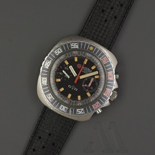 ROAMER Stingray VALJOUX 23 Diver vintage Chronograph Steel 42mm handwound