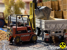 TAKRAF DFG 4002/N Stapler mit Ladeschaufel H0 1:87 Modell Bausatz 3D Druck DDR