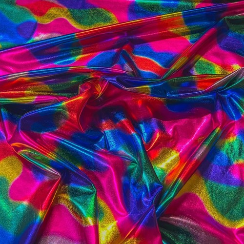 Folienjersey stretchstoff - folienjersey,