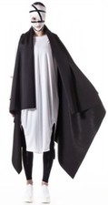 ✔Cupro Poncho Gilet Oversize