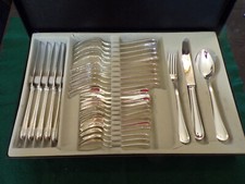 Koch & Bergfeld Model NEUFADEN Silberbesteck Menü 6 Personen 30 Teile 180er TOP