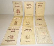 9er Set Reclam - verschiedene