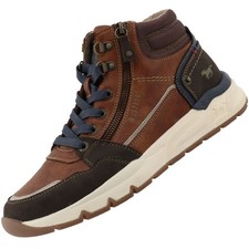 Mustang Herren High Top Sneaker Stiefel Braun 15M0051004-cognac