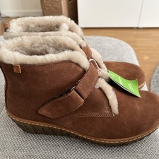 El Naturalista Klettverschluss Stiefel N5166 LU SUEDE MYTH Gr:38 Neu Innen Wolle