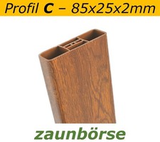 Zaunlatten C (85x25mm) Dekor