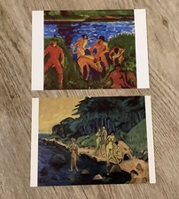 2 Postkarten, Erich Heckel