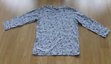 kiki&koko Langarmshirt Gr. 122 grau mit Dinosaurier Muster