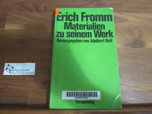 Erich fromm materialien zu - erich,