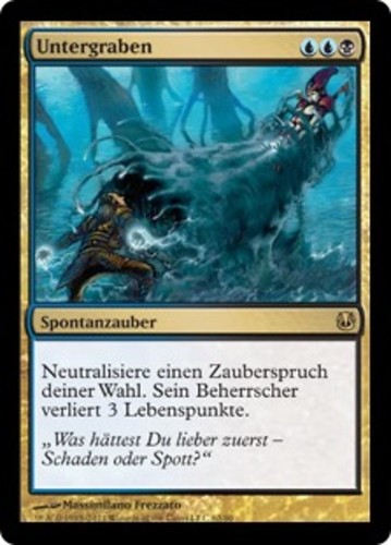 Untergraben undermine - untergraben,