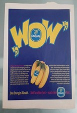 Seltene Chiquita Bananen Werbung von 1989 + Rücks. Lustiges Taschenbuch Nr. 136 