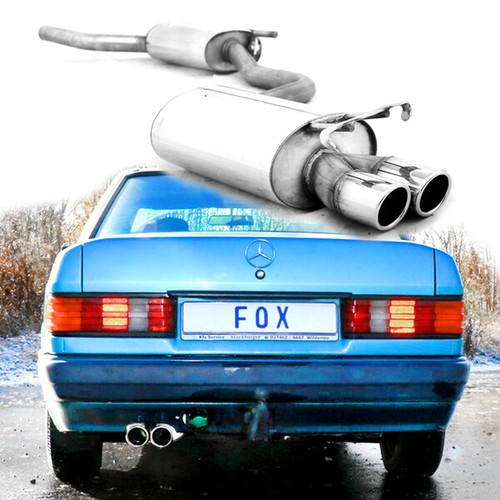 Fox sportauspuff anlage - anlage, ab