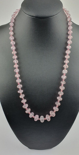 Morganit kette mit - mit, rosa