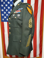 komplette Original US Uniform Green Dress, Seregeant Major