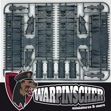 Warhammer 40000 / 40K - Battlezone Fronteris - Stockades - 1x Gußrahmen Gelände