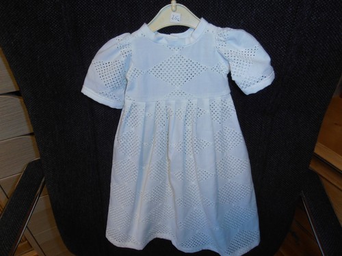 Puppenkleid kleid weiß aus - kleid,