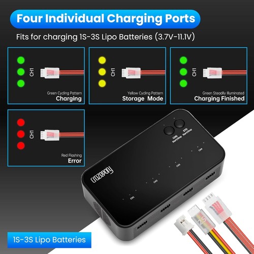 Crazepony port lipo akku - crazepony, 4