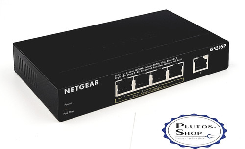Netgear gs305p 5port poe - netgear, v2