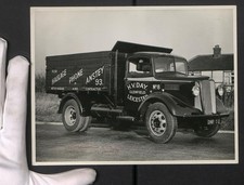 Fotografie Lastwagen Morris mit Hamshaw Kipper-Aufbau, LKW H.V. Day For Haulage 