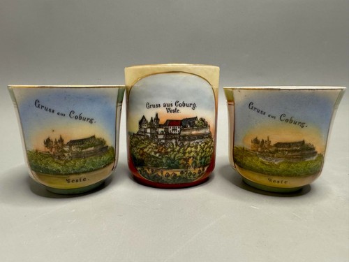 Ansichtentasse gruss aus - 3x,