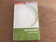 Alte Bedienungsanleitung Fahrer-Handbuch Honda Accord 1990