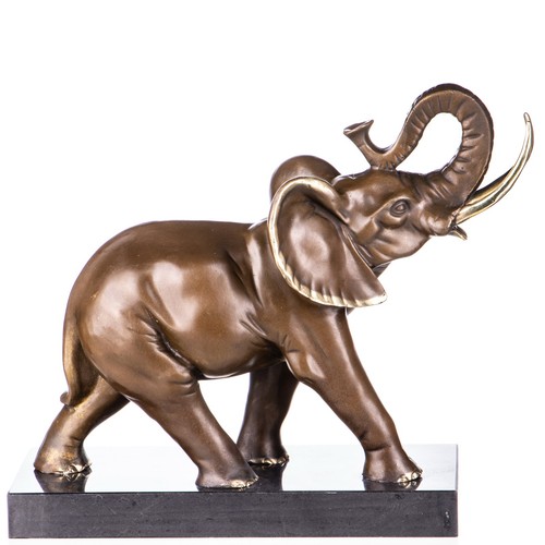Bronze skulptur elefant art - bronze,