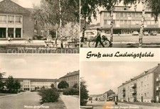 Ludwigsfelde FDGB Klubhaus Arthur Ladwig Konsum Warenhaus Strasse der Jungen Pio