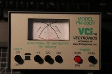 Vectronics VCI PM-30UV SWR-Wattmeter 144/220/440Mhz BNC
