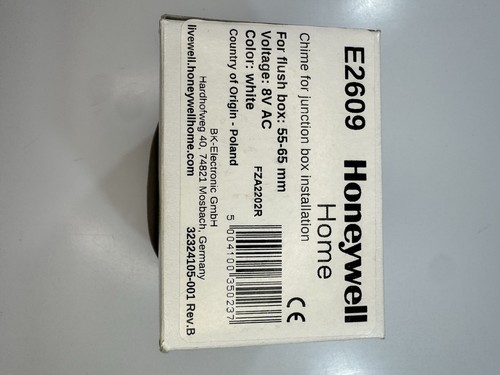 Honeywell e2609 gong klingel - honeywell,