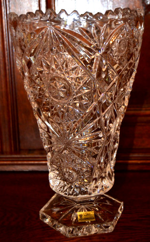 Vase beyer echt bleikristall - vase,