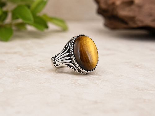 925 sterling silber tigerauge - 925,