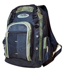 Rucksack Tagesrucksack oliv 22 Liter 430 Gramm faltbar, leicht 5 Fächer