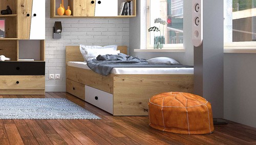 Bett jugendzimmer einzelbett - jugendzimmer,