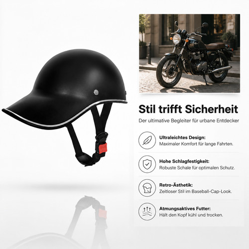 Baseballkappe form halbhelm - baseballkappe-form,