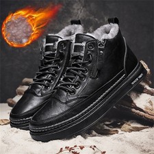 Herren Schneestiefel Winter und Herbst Warme Schuhe Lässige Stiefel Neu