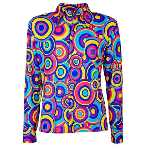 Retro disco hemd 70er jahre - retro,