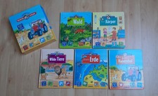 Bücher Box 5 x Kinderwissen Mädchen Jungs Spielzeug 4. Jahre Klappen NEU Buch 