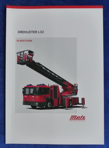 Metz drehleiter l32 - l32, feuerwehr