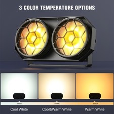 2 COB LED PAR 260W Strahler DMX RGB Bühnenlicht Warmweiß Kaltweiß Theater Show