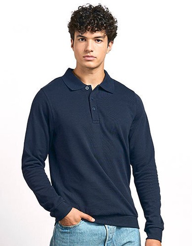 Herren sweatshirt polokragen - sweatshirt,