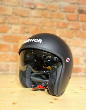 Blauer Pilot Monocolore nera Jethelm Größe S