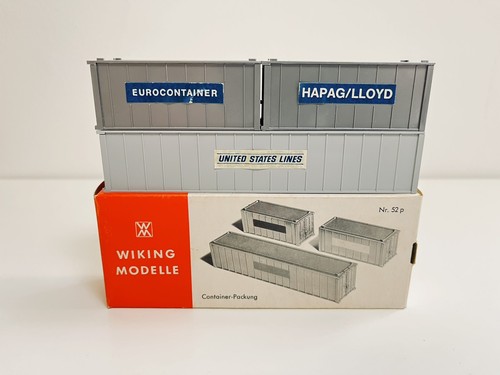 Wiking 52p container - 1:87, nr.52p