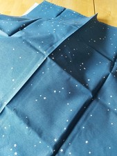 Baumwollstoff 80x135 cm blau