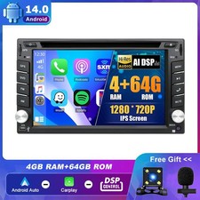 2 DIN Car Play Android 14