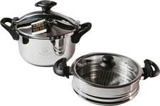 Schnellkochtopf / Couscous-Pfanne 2 in 1 - 10 Liter - Ø 26 cm - Induktion